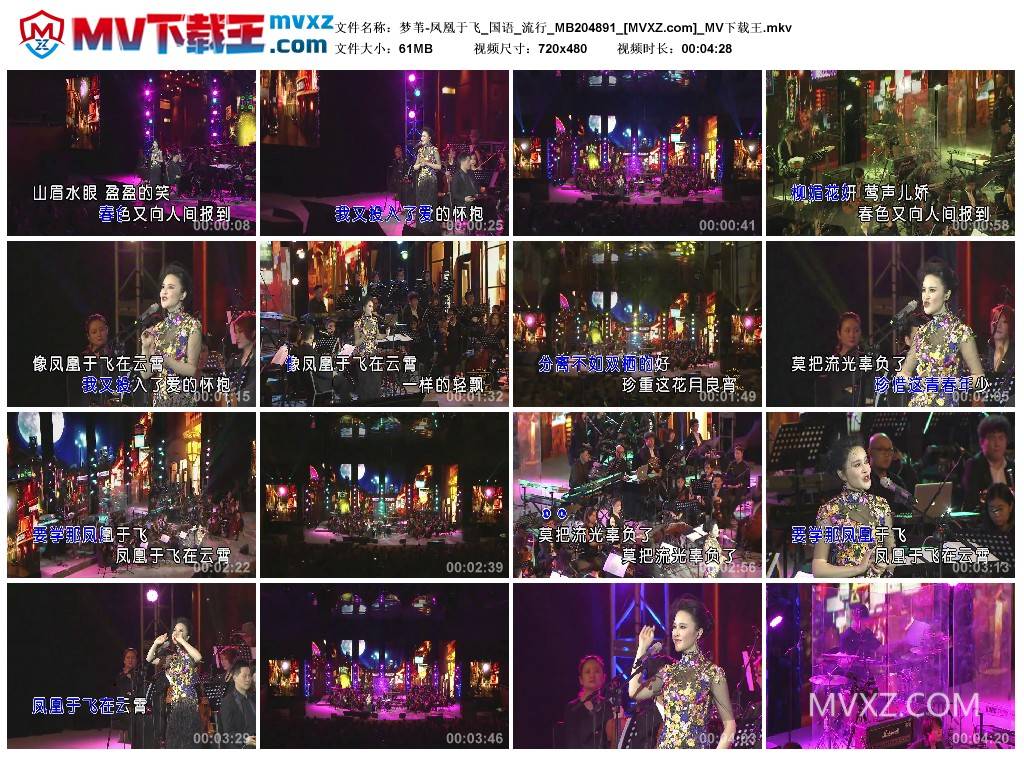 梦苇-凤凰于飞_国语_流行_MB204891